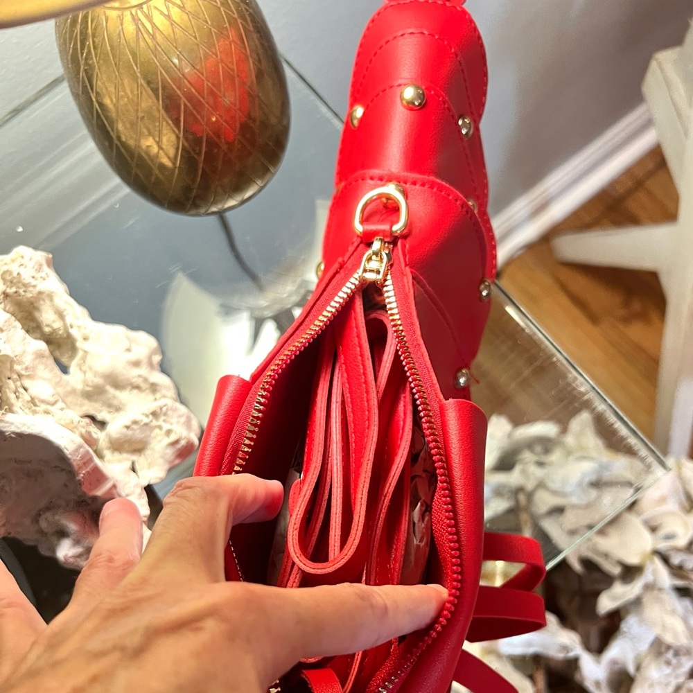 LOUIE Lobster Bag 3D Statement Purse Coastal Beach Nautical,2 Straps Incl.Quirky - Picture 8 of 9